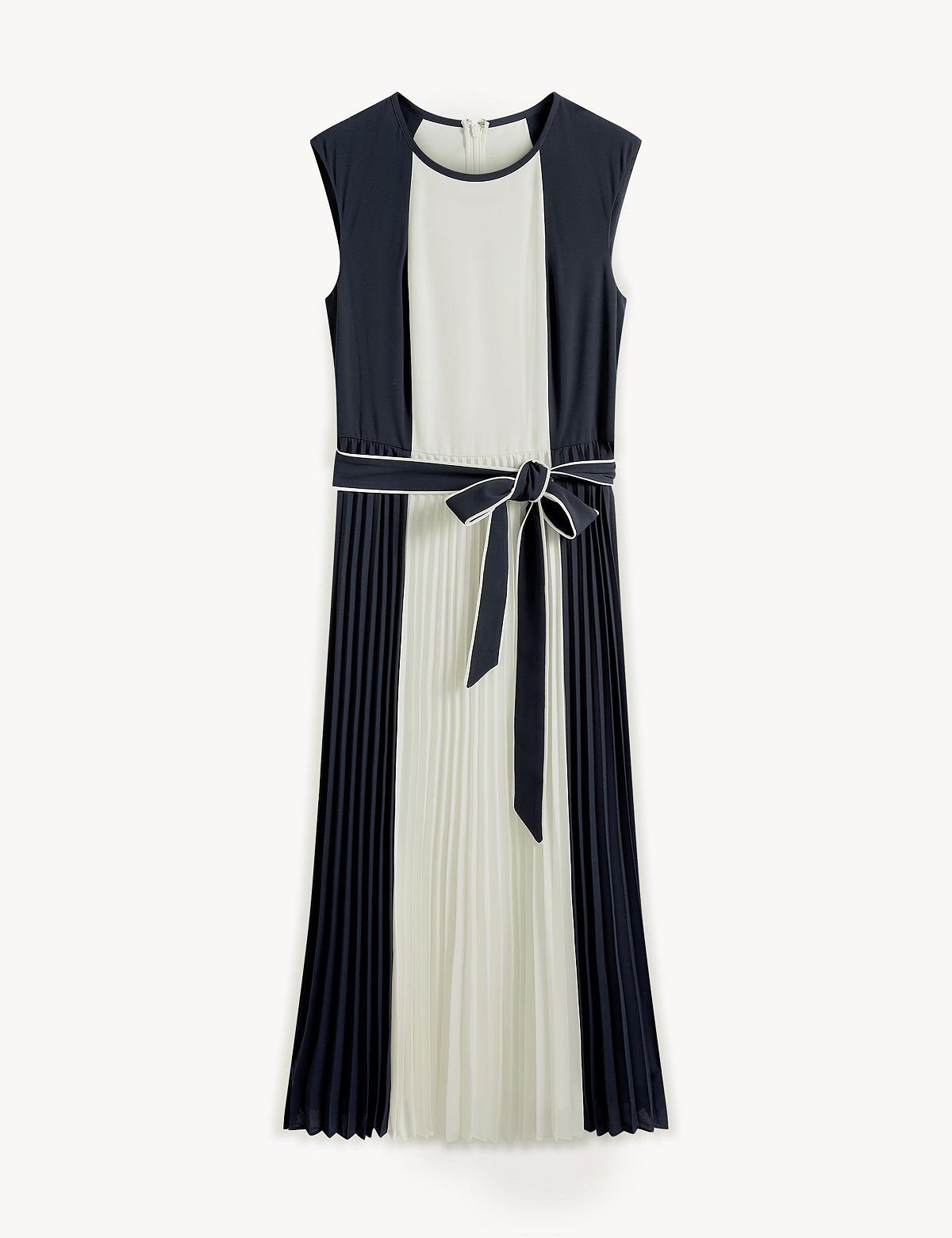 Hobbs London Women's Hattie Pleated Tie-Waist Midi Dress view 5 — MAYCSS fashion products