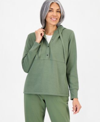 Petite Luxlounge Snap Hoodie