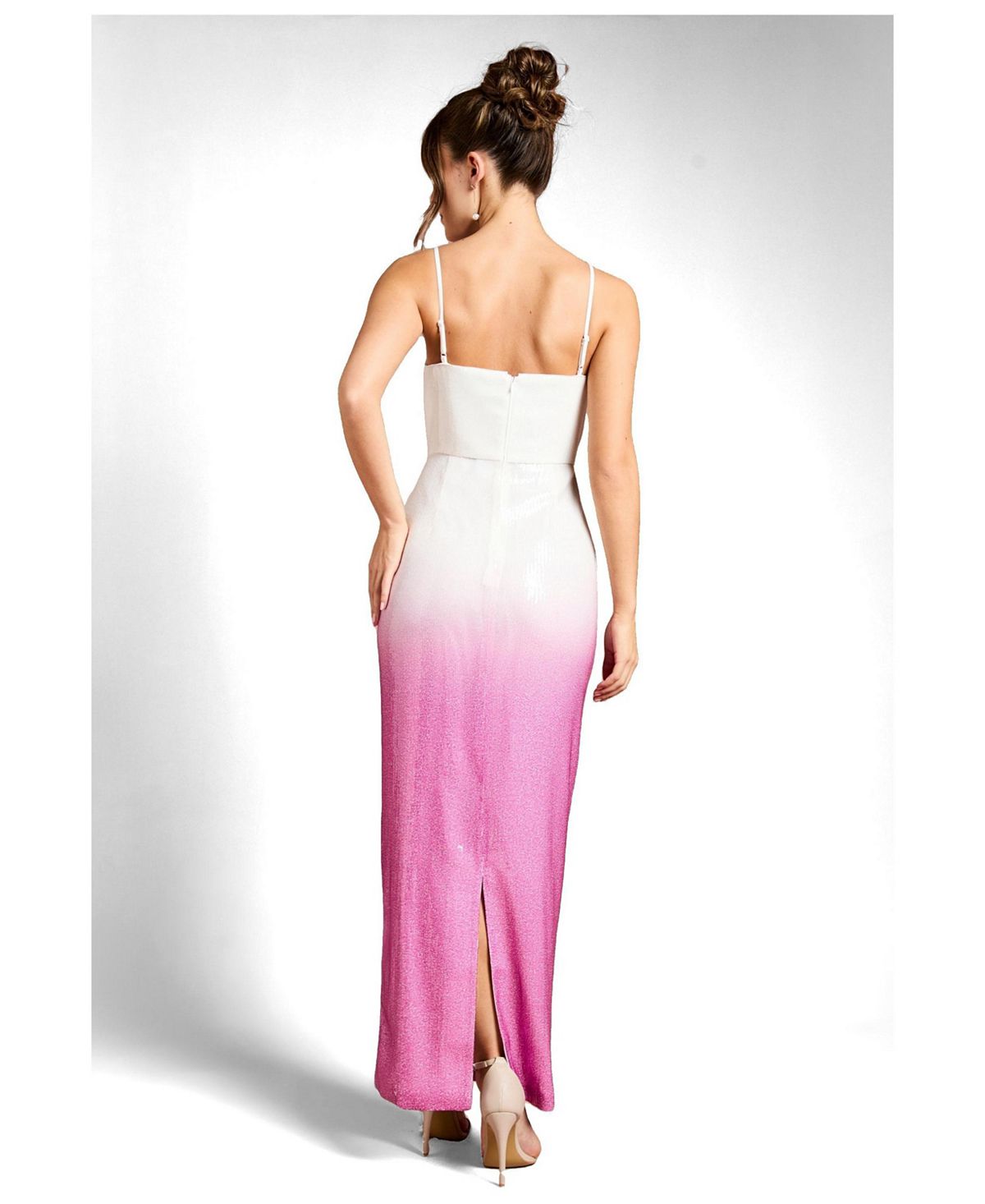 Coast Women's Sequin Square Neck Maxi Dress view 3 — MAYCSS fashion products