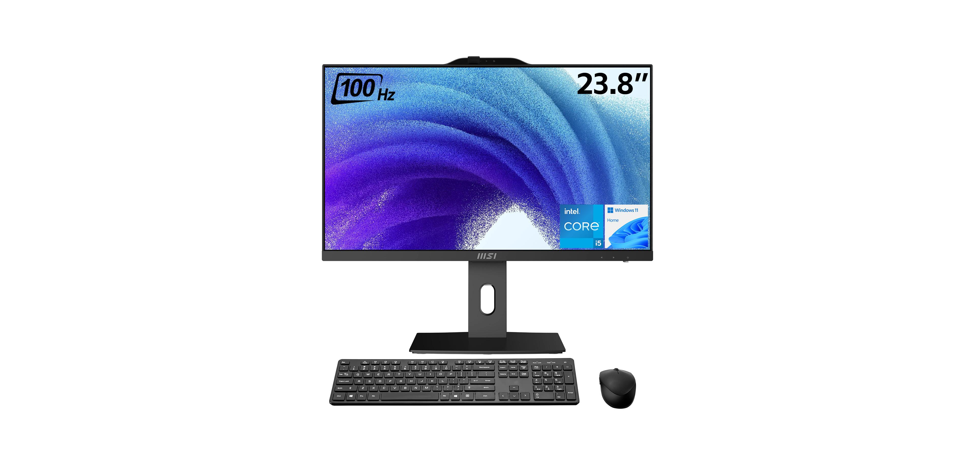Msi Pro AP242P 23.8" All-in-One Intel Core i5 64GB Ram Intel Uhd Graphics 1TB Ssd Storage Windows 11 Home 100Hz
