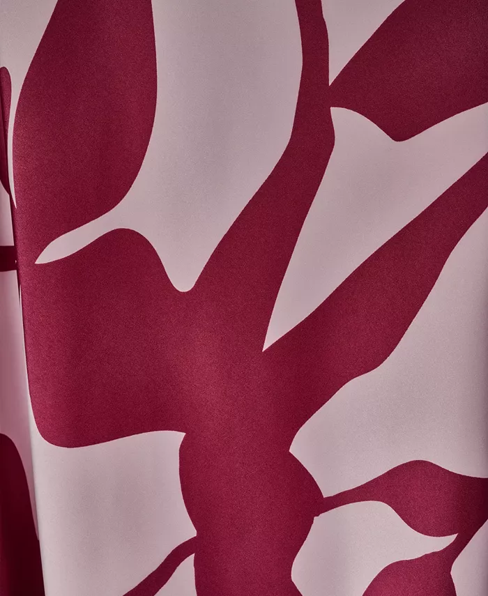 Petite Printed Halter Neck A-Line Midi Dress - thumbnail 5