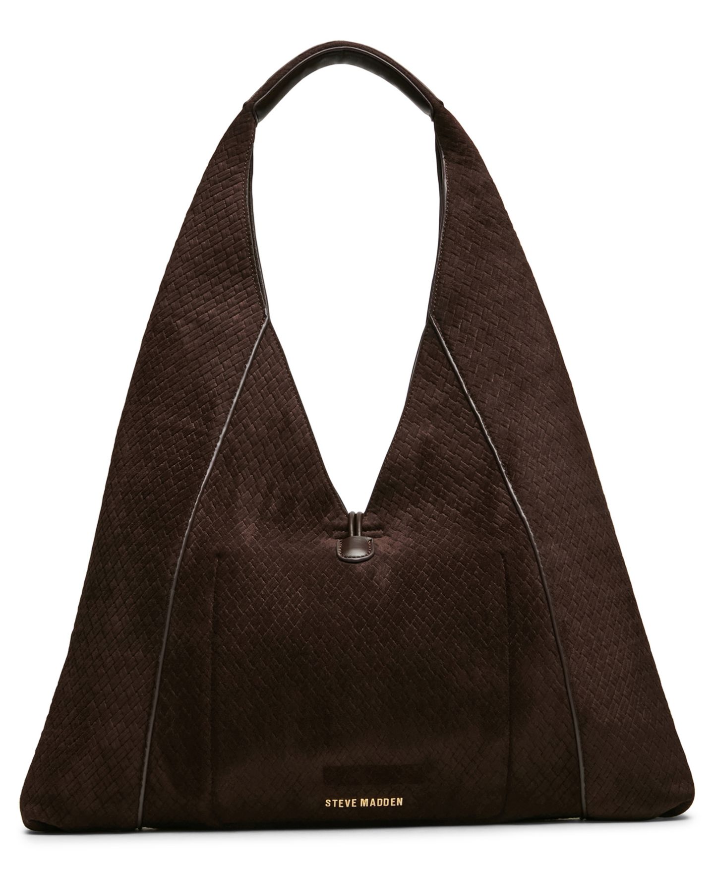 Женская сумка Steve Madden Dari Magnetic Snap Extra-Large Shoulder Handbag, цвет: Шоколадный — фото 2