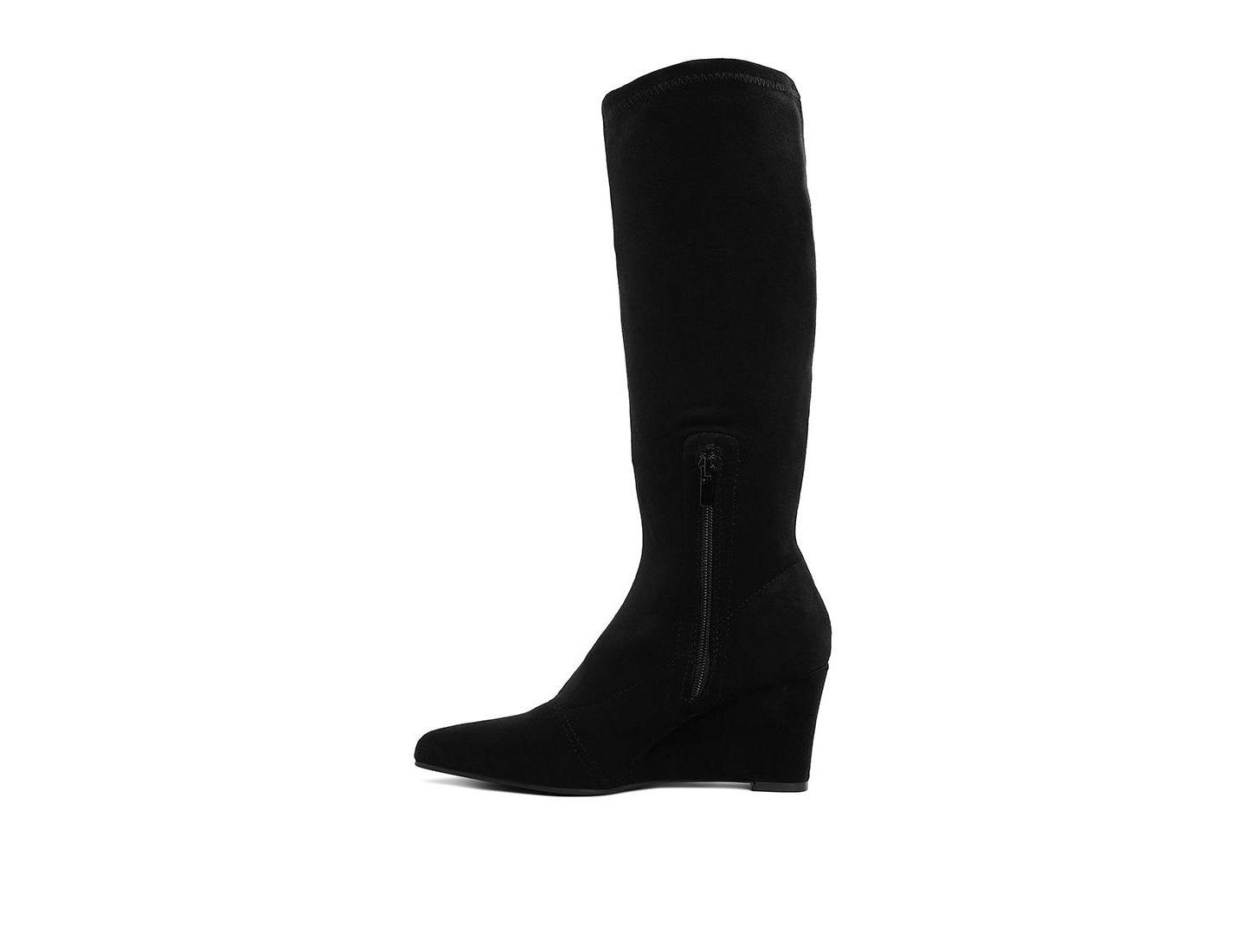 Женские ботинки London Rag Tulsha Microfiber Wedge Heel, цвет: Чёрный, вариант 1 — фото 9