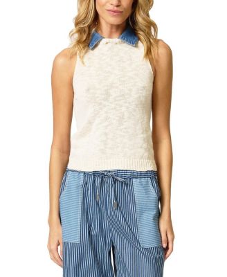 Women's Marlon Denim Collar Shell