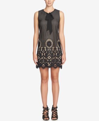 macys navy lace dress