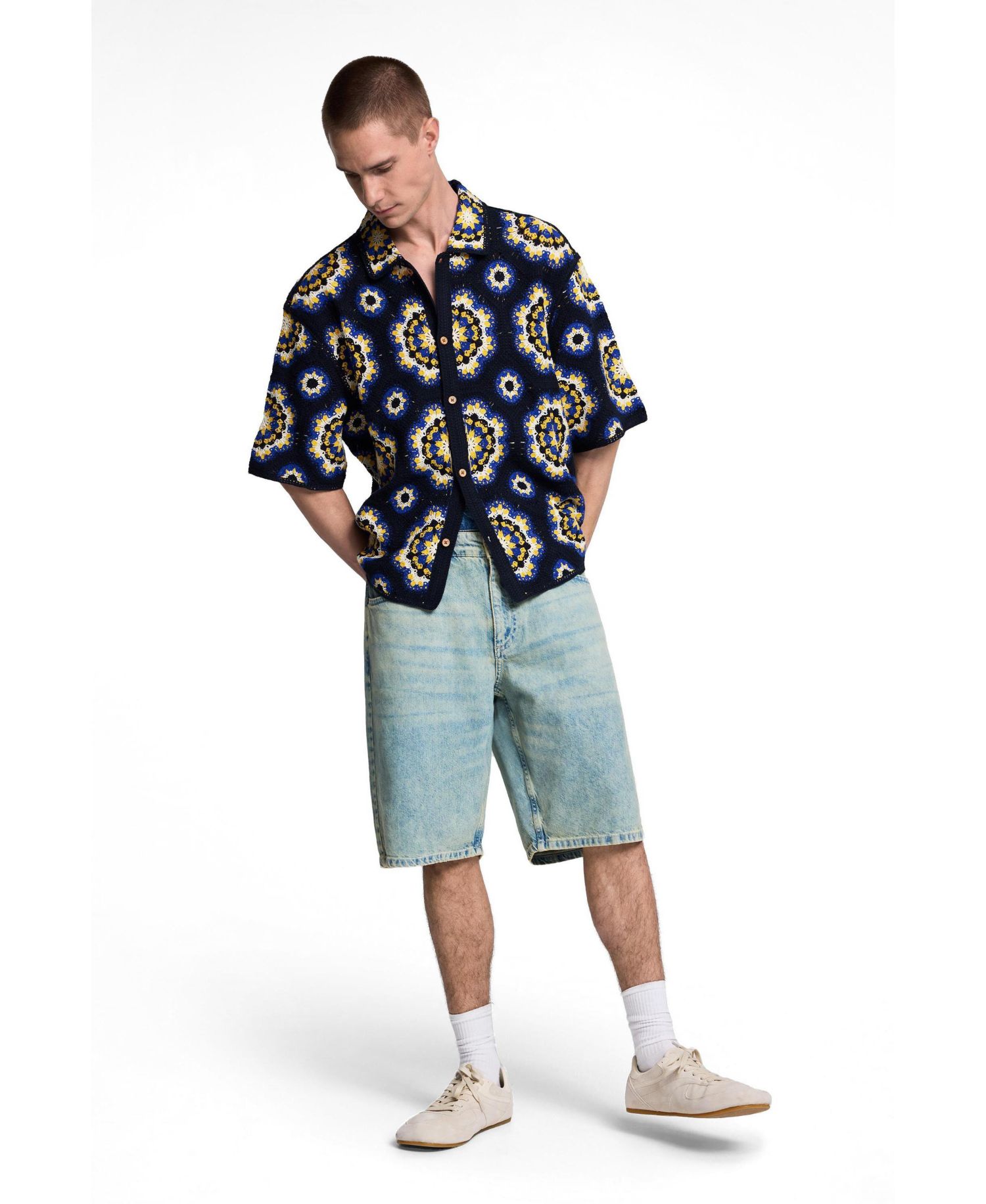 Men's Crochet shirt
