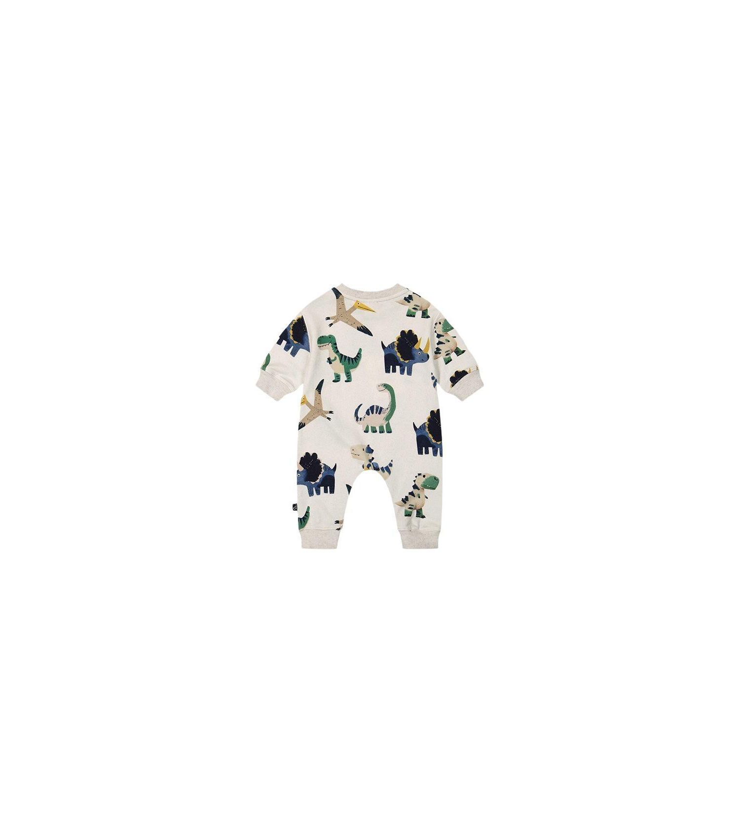 Baby Boys 3M TO 24M Fleece Jumpsuit Dinosaur Print