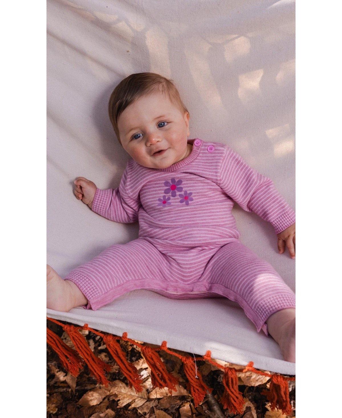 Deux par Baby Girls 3M To 24M Knitted Romper Dusty