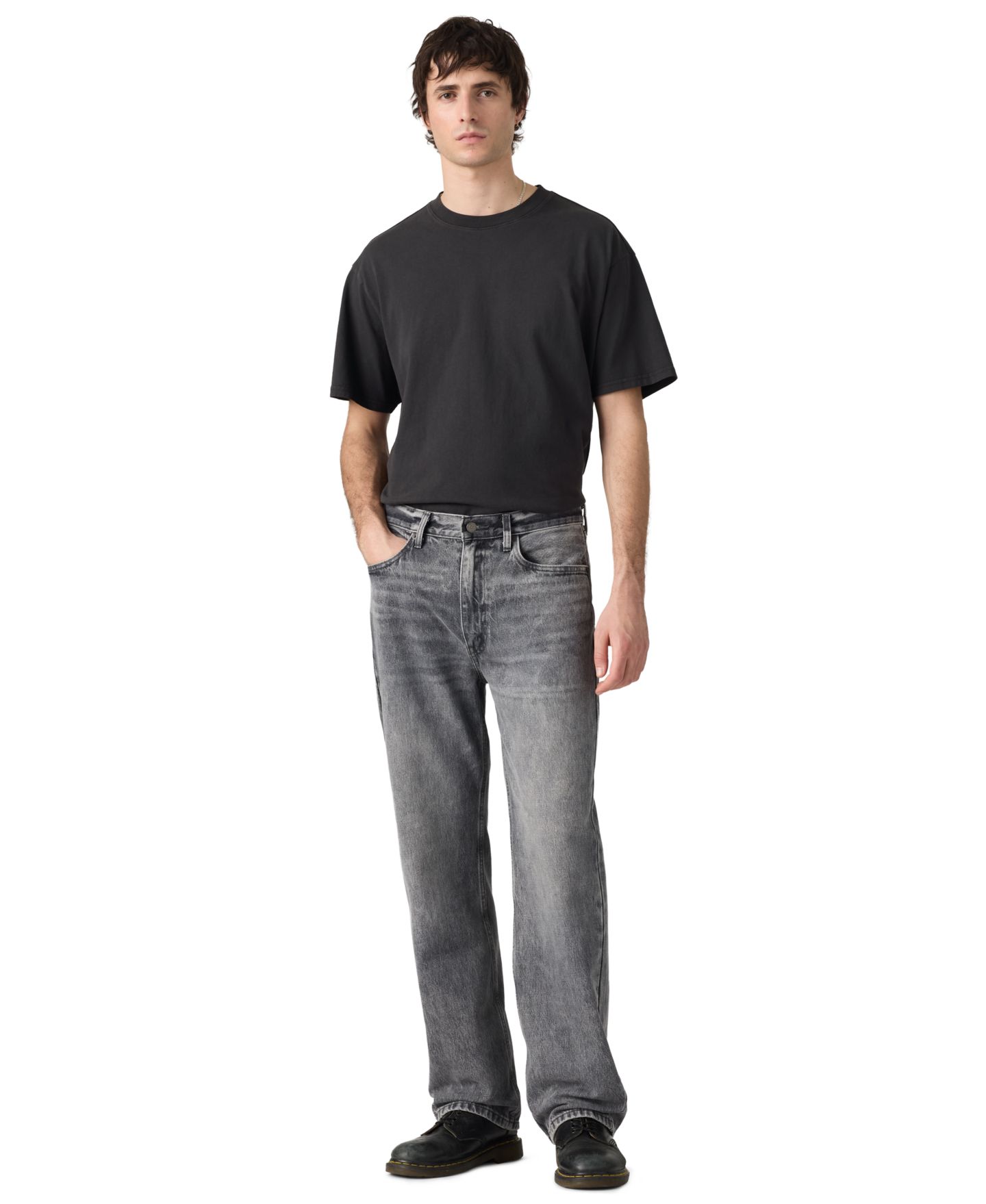 Мужские джинсы Levi's 565™ Regular-Fit Low Waist, цвет: Coded Message — фото 3