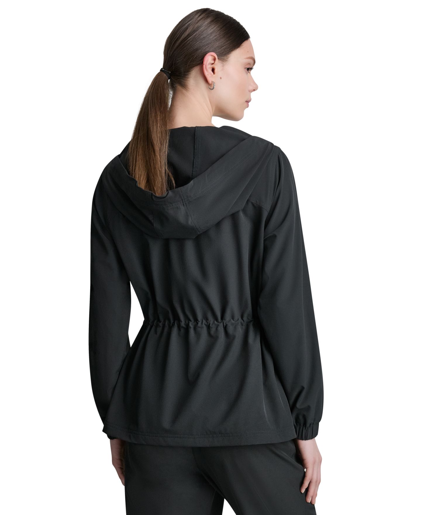 Женская куртка DKNY Sport Hooded Anorak, цвет: Чёрный — фото 5
