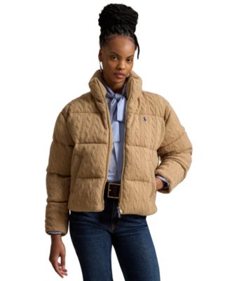 Women's Mock-Neck Puffer Jacket