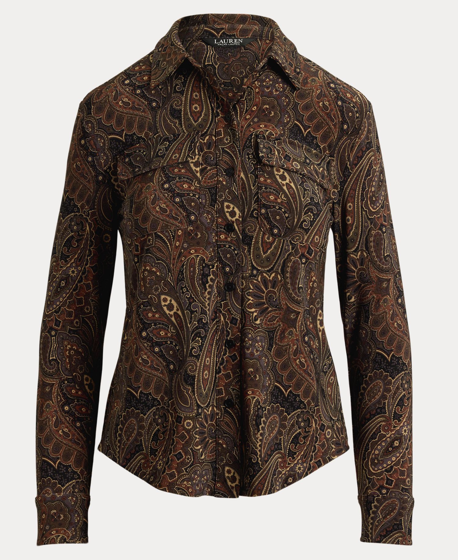 Women's Paisley Stretch Jersey Shirt