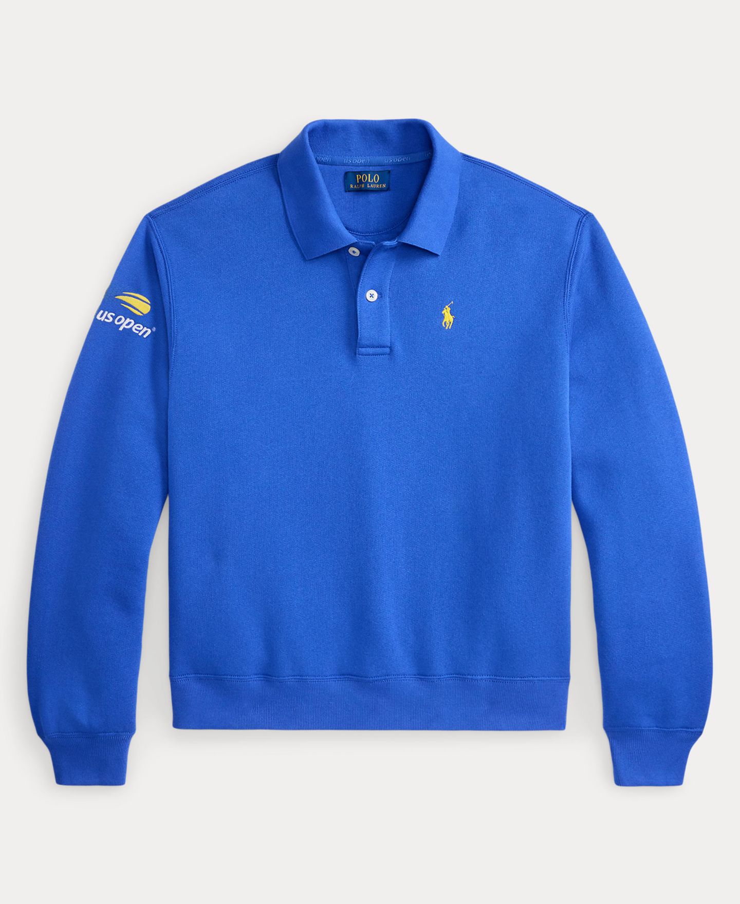 Женское поло Polo Ralph Lauren US Open Long-Sleeve Polo Shirt, цвет: Синий — фото 7