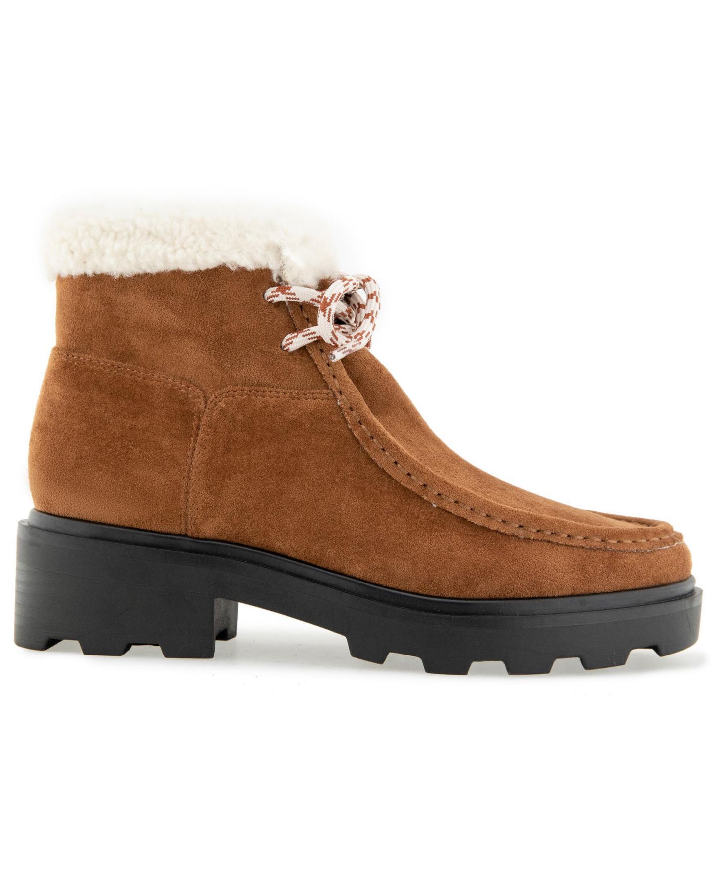 Женские ботинки Kensie Eloise Lug Sole Fur Lined Bootie, цвет: Ореховый — фото 2