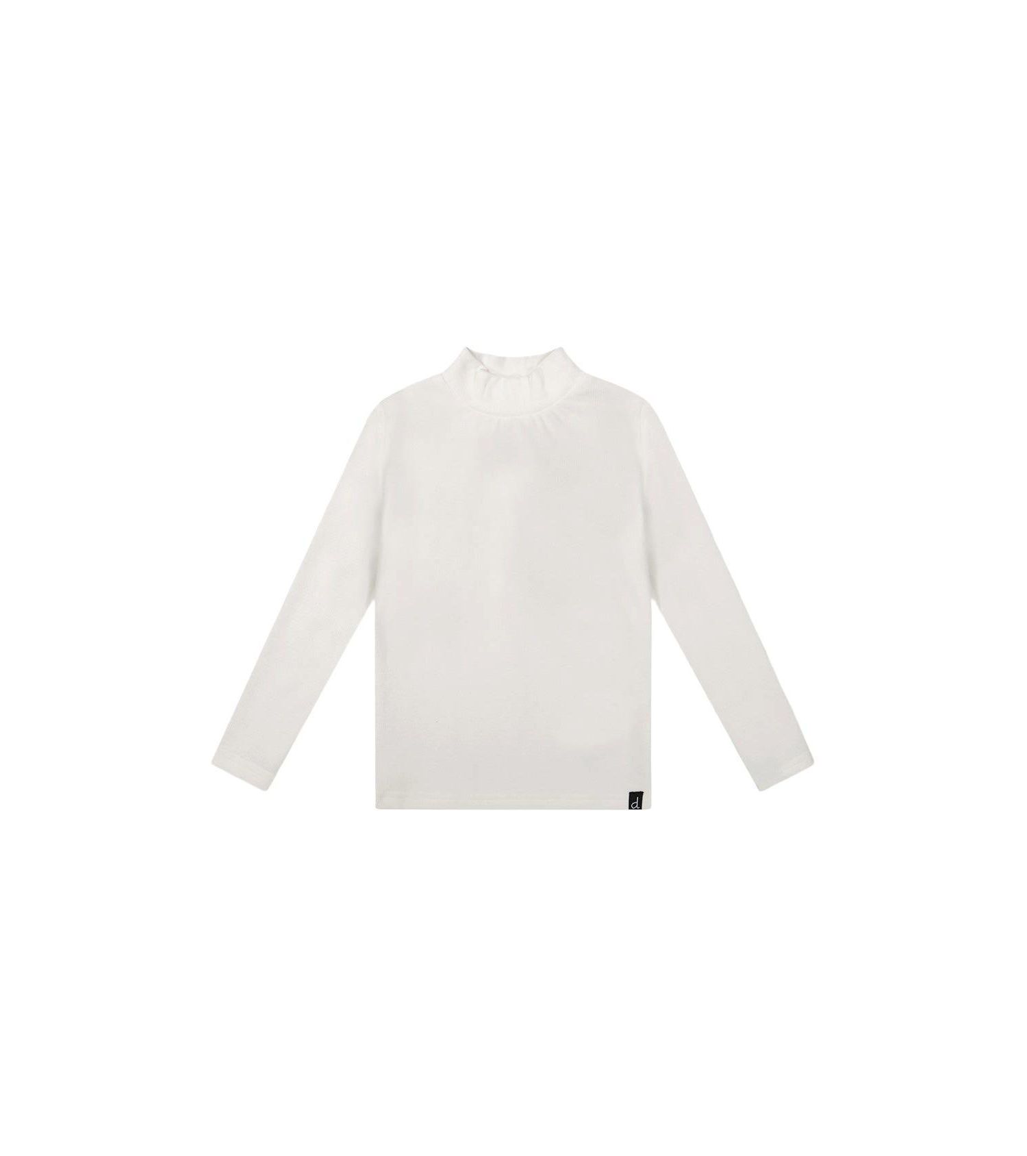 Big Girls 6-14 Brushed Rib Mock Neck Top