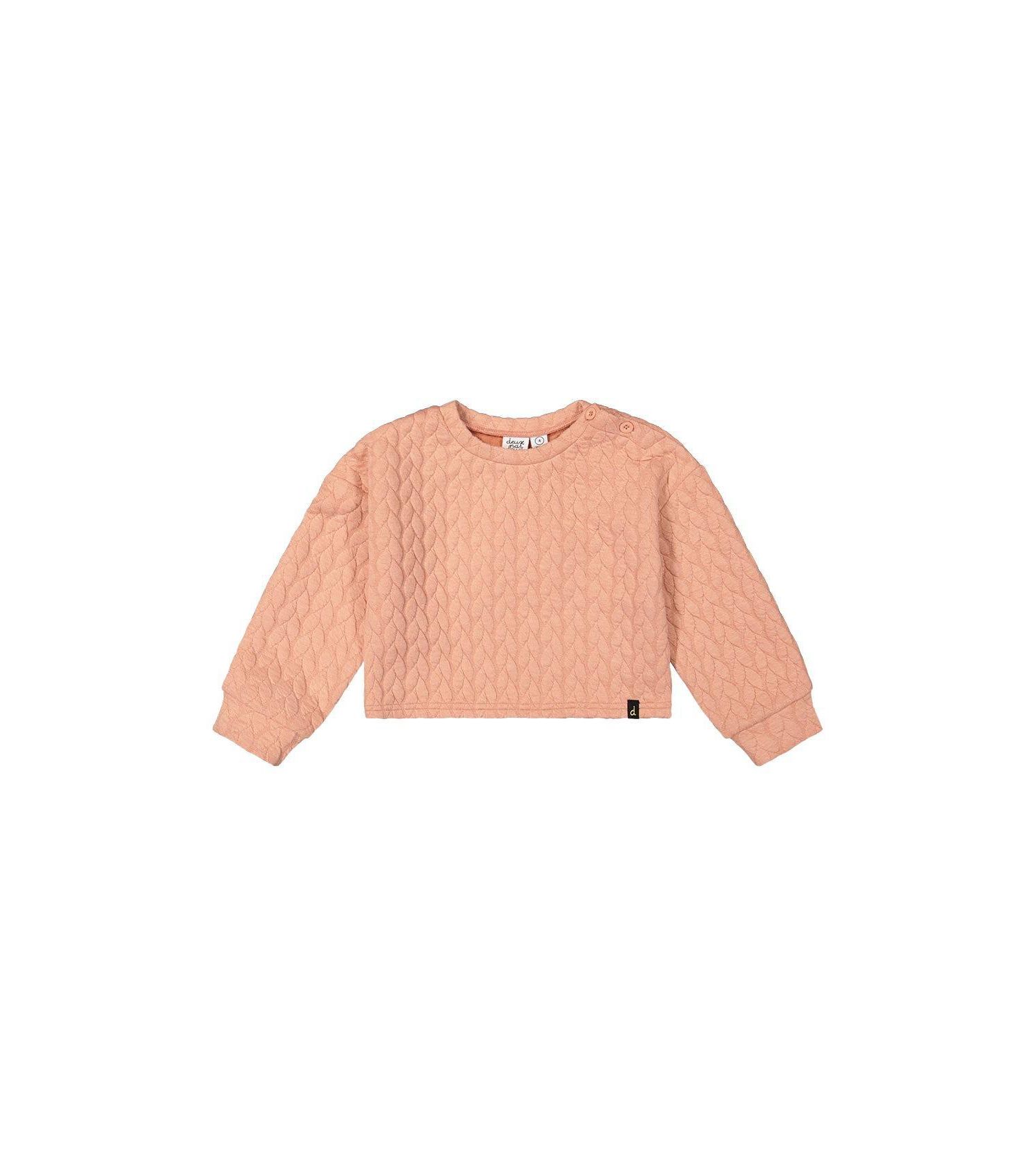 Little and Big Girl 6-14 Jacquard Sweatshirt