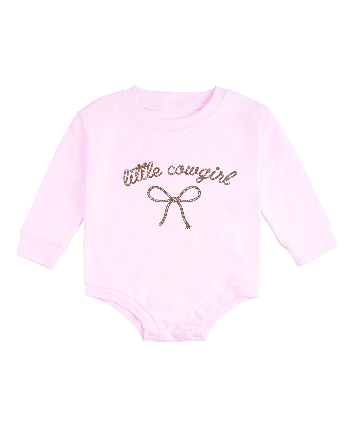 Baby Girls (size 0to3m to 12 -18m ) Little Cowgirl Western Long Sleeve Romper
