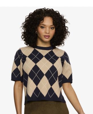 Petite Perfect Semi-Cropped Pull-On Sweater T-Shirt