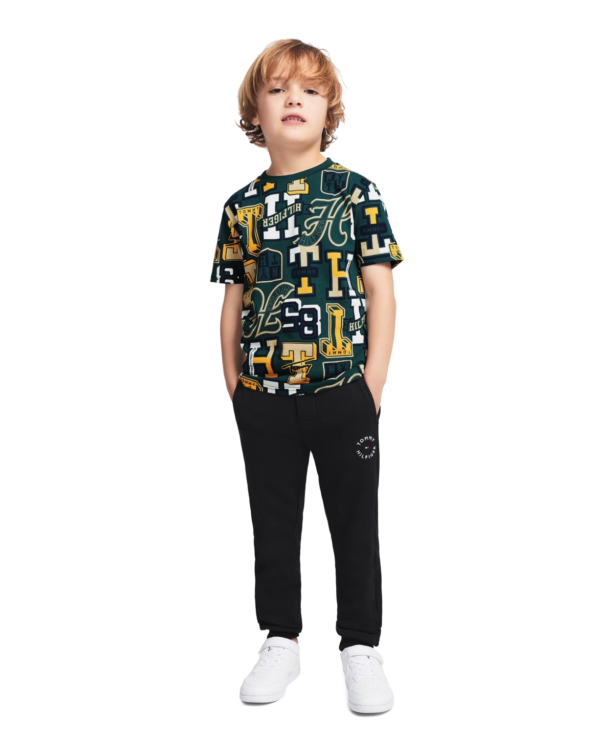 Tommy Hilfiger Boys' 2T-7 Elevated Drawstring Jogger Pants