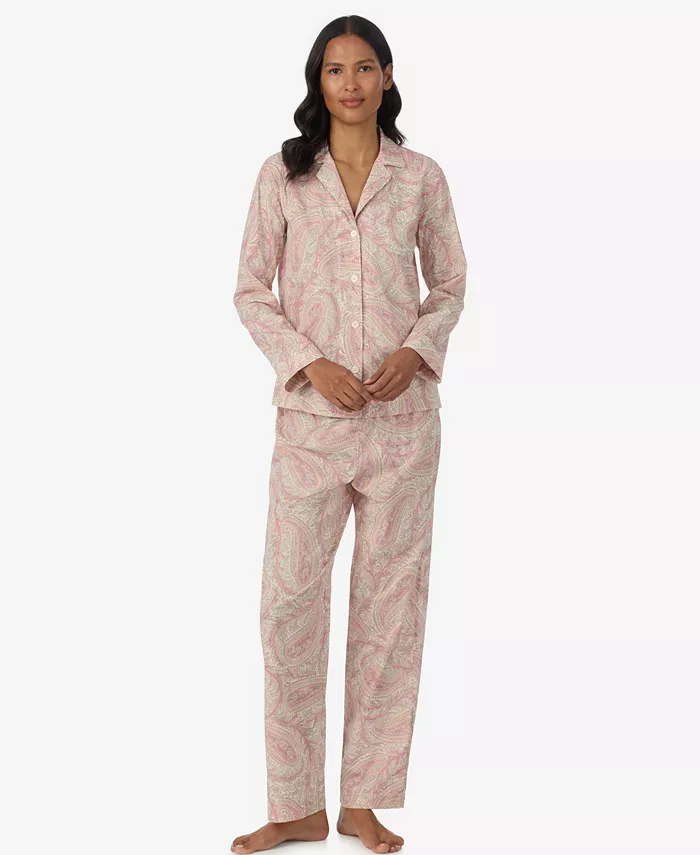 Women's Long-Sleeve Top & Drawstring Pants, 2-Piece Set