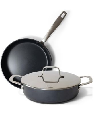Maestro 3-Piece Ceramic Nonstick Cookware Set - 3.5 Qt Saut&eacute; Pan and 11-inch Frying Pan