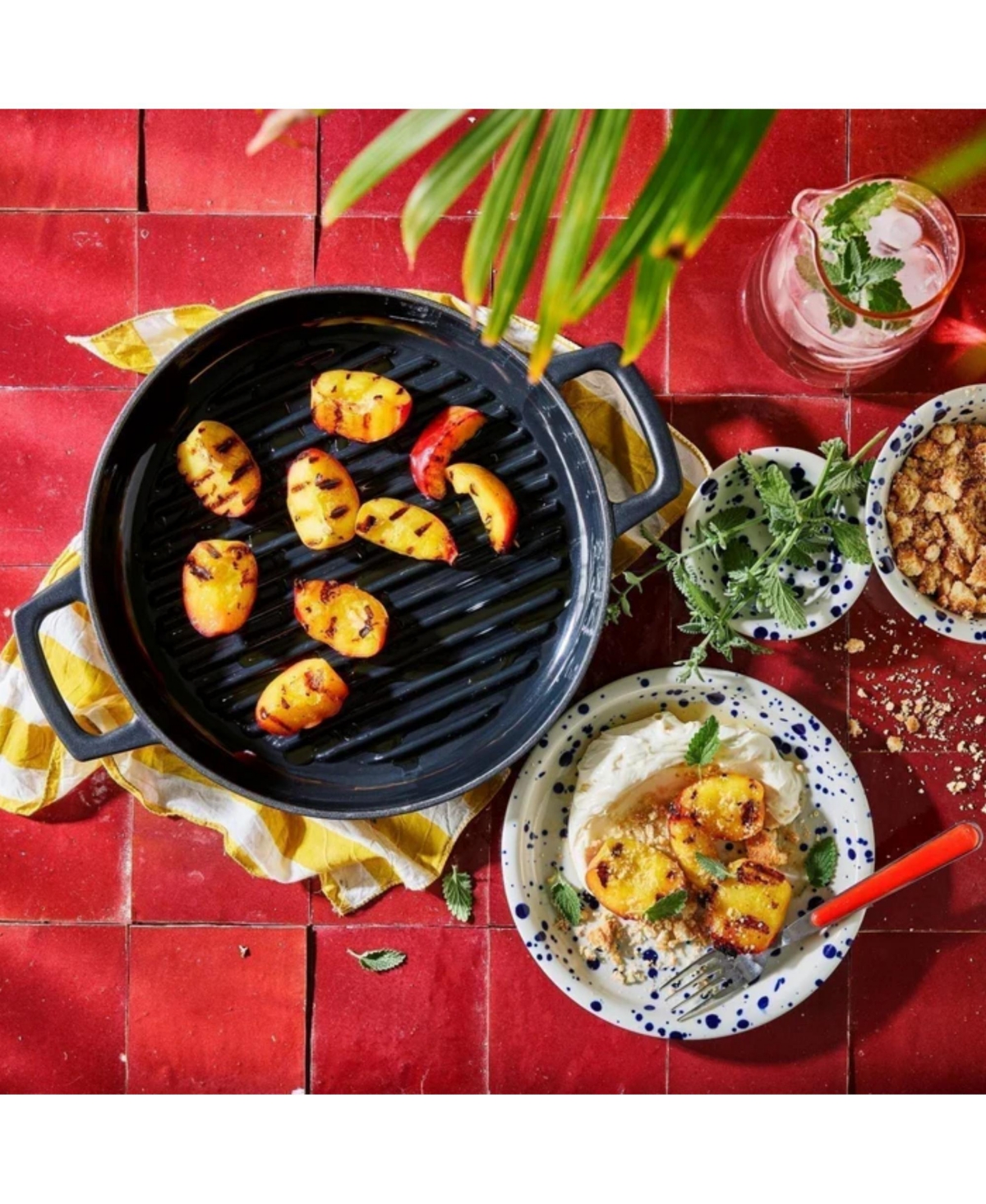 Alva Nori 11" Pre-Seasoned Cast Iron Grill Pan