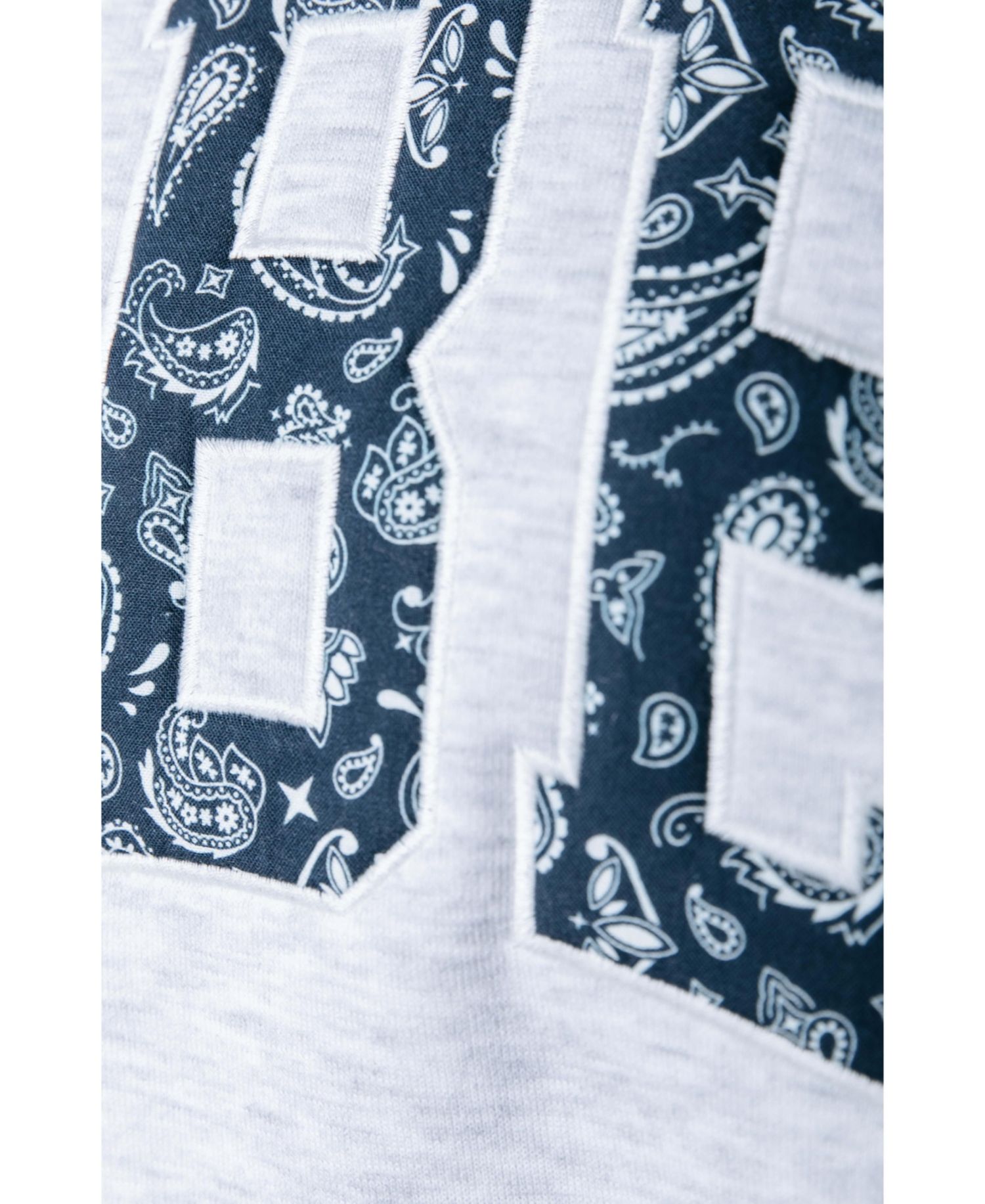 Women's Rebel Paisley Patch Dropped Shoulder Sweat