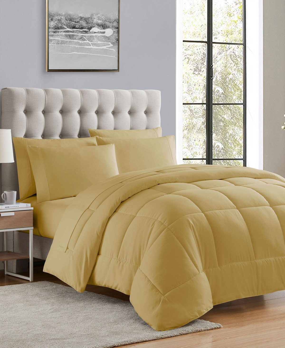 Sweet Home Collection Down Alternative 7-Piece Comforter Set, Full
