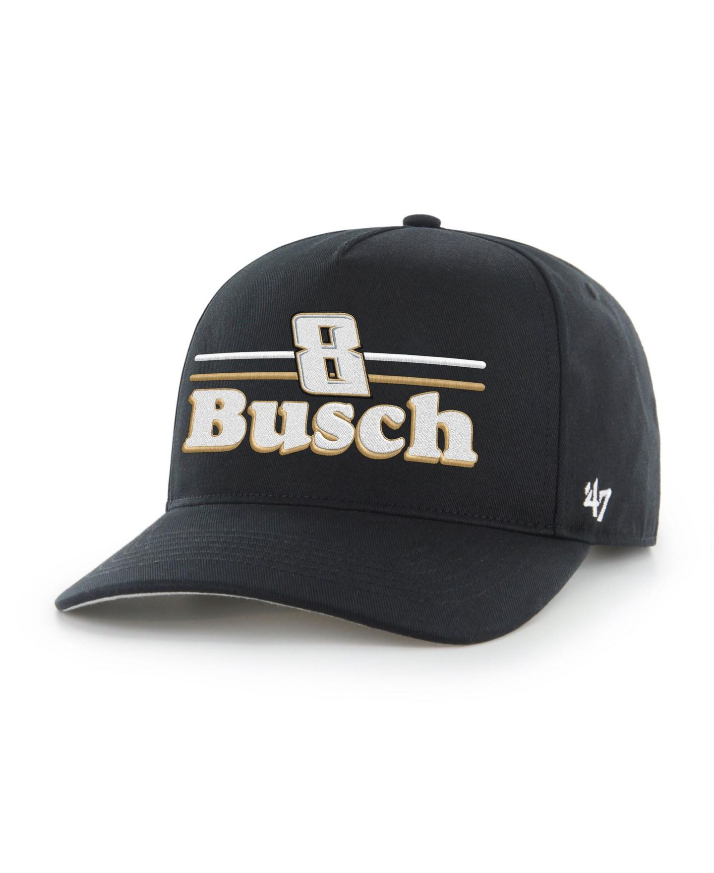 Мужская кепка '47 Brand Black Kyle Busch Campscape Hitch Adjustable Hat — фото 1