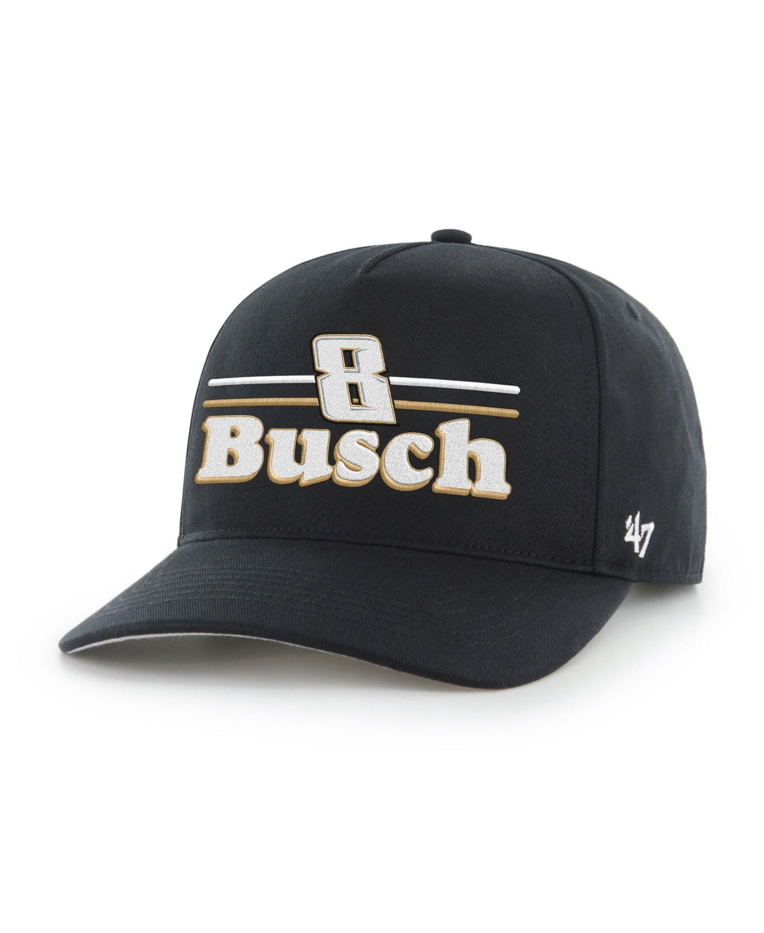 Men's Black Kyle Busch Campscape Hitch Adjustable Hat