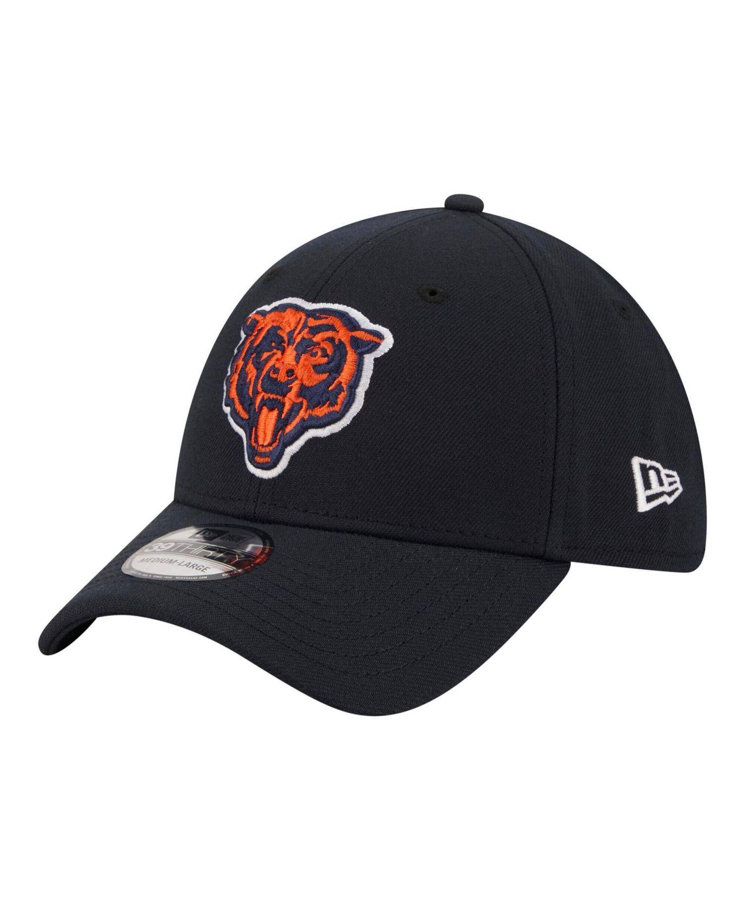 Men's Navy Chicago Bears Core Team 39THIRTY Flex Hat