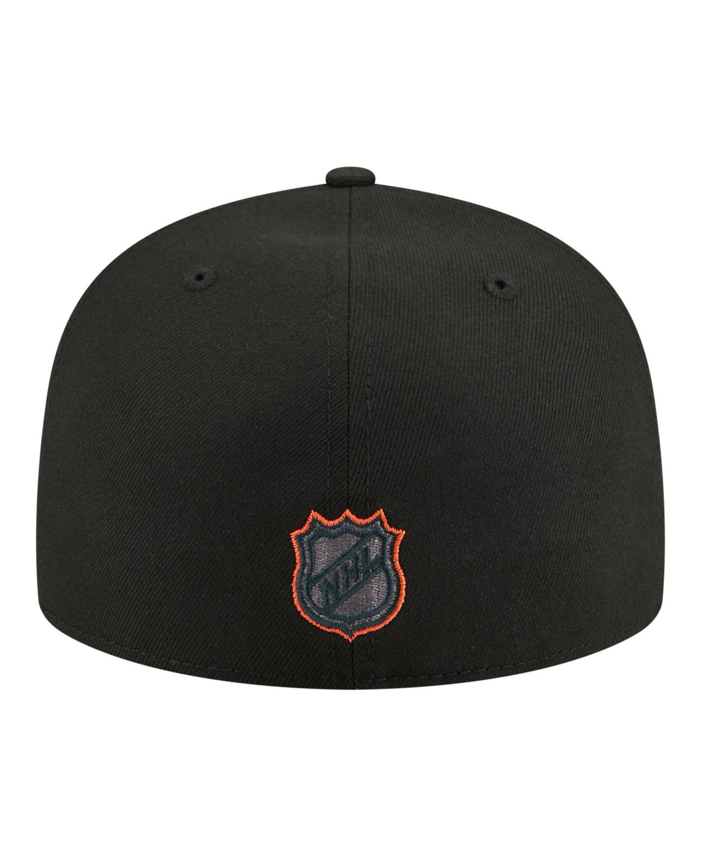 Мужская кепка New Era Black Anaheim Ducks Color Pop 59FIFTY Fitted Hat — фото 3
