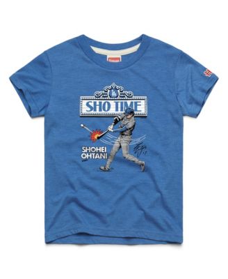 Big Boys and Girls Shohei Ohtani Royal Los Angeles Dodgers Player Graphic Tri-Blend T-Shirt