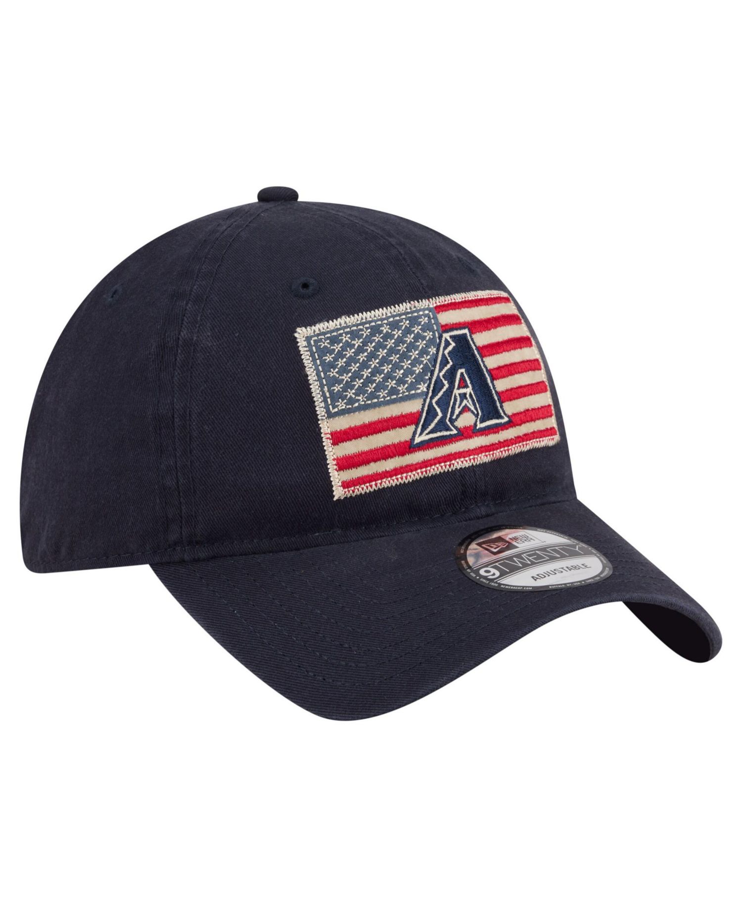 Men's Navy Arizona Diamondbacks Americana Flag 9TWENTY Adjustable Hat