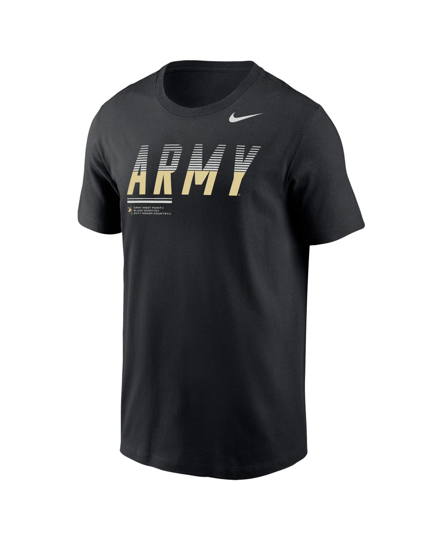 Men's Black Army Black Knights 2026 Sideline Wordmark Legend Dri-FIT T-Shirt