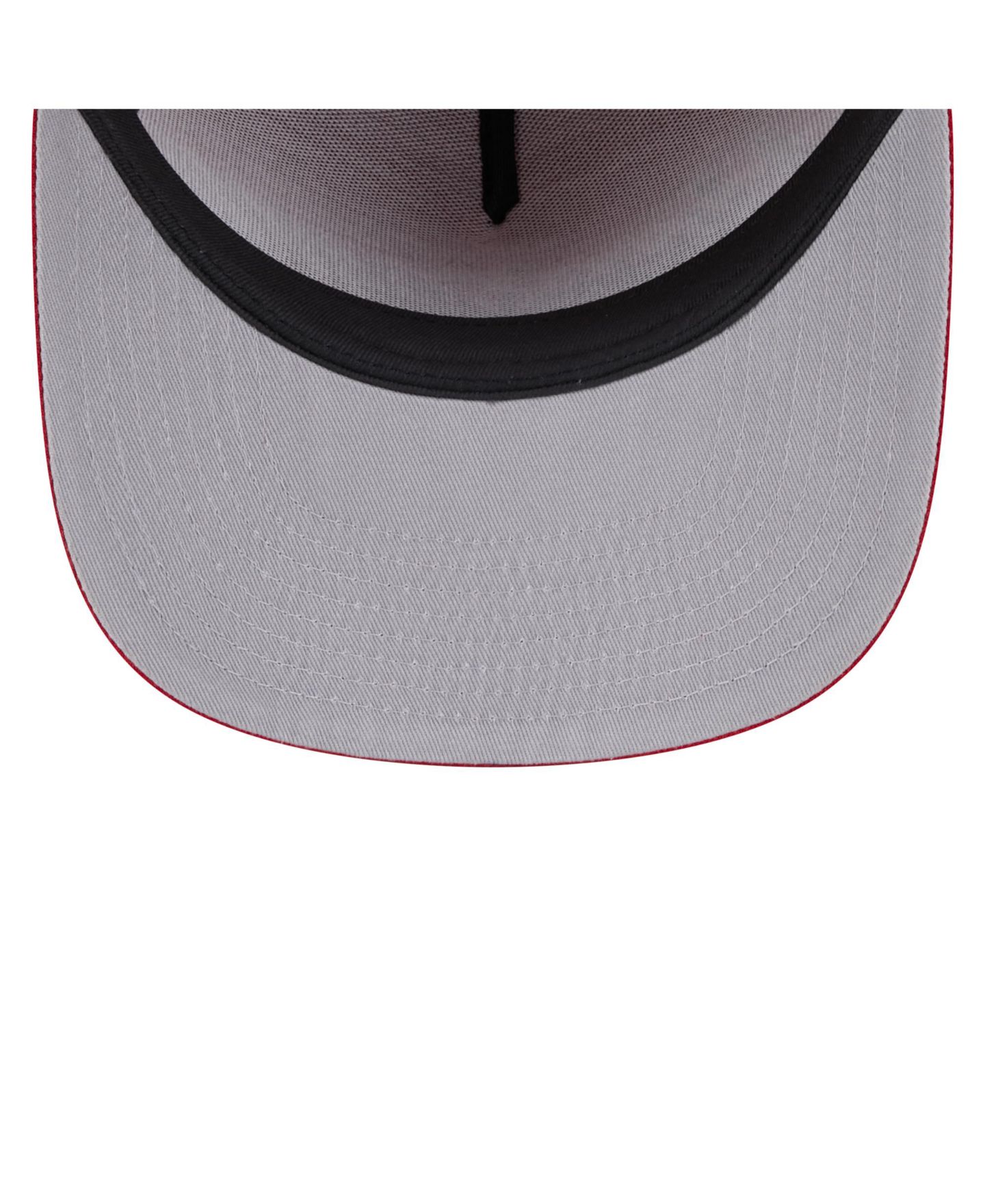 Мужская кепка New Era Red Carolina Hurricanes Script 9FIFTY A-Frame Snapback Hat — фото 2