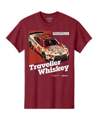 Men's Cardinal Justin Allgaier Traveler Whiskey T-Shirt