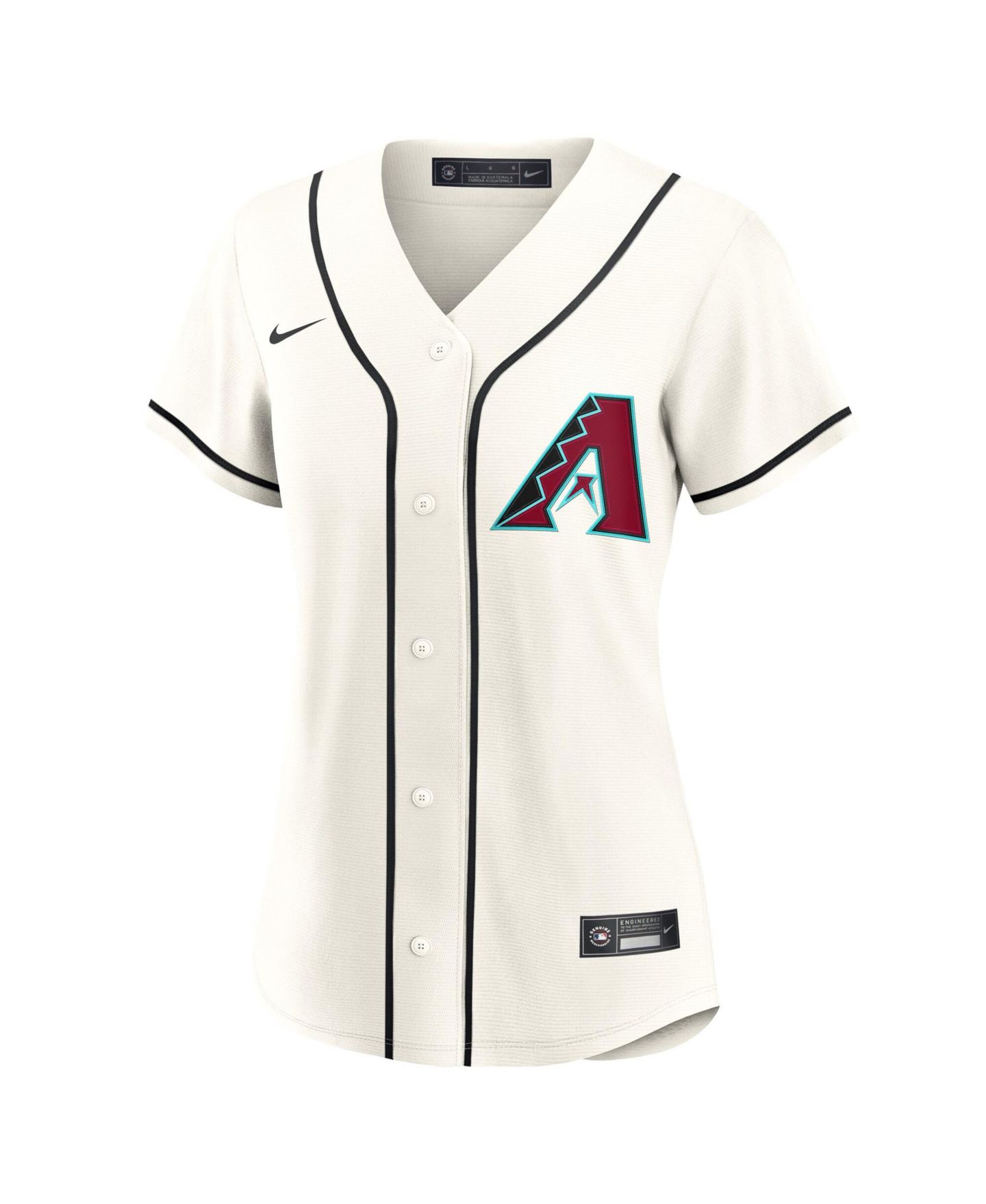 Женское джерси Nike Women's Cream Arizona Diamondbacks Home Replica 2.0 Jersey — фото 2