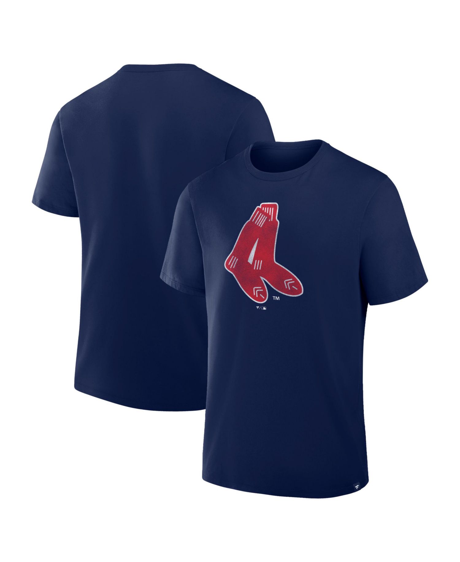 Men's Navy Boston Red Sox Vintage Logo Legacy T-Shirt