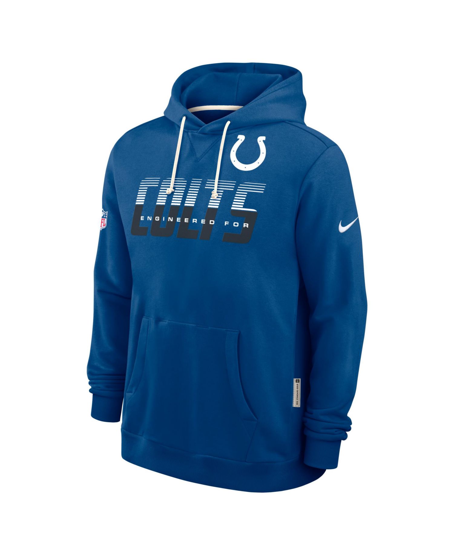 Men's Royal Indianapolis Colts Sideline Standard Issue Dri-FIT Hoodie