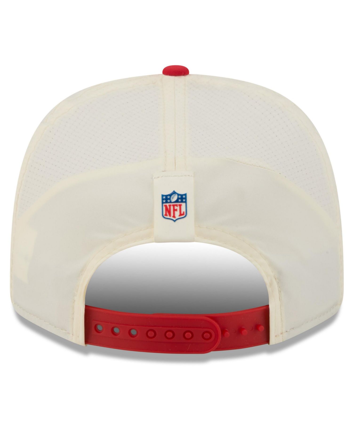 Men's Cream/Red Kansas City Chiefs 2026 NFL Training Camp 9SEVENTY Adjustable Hat