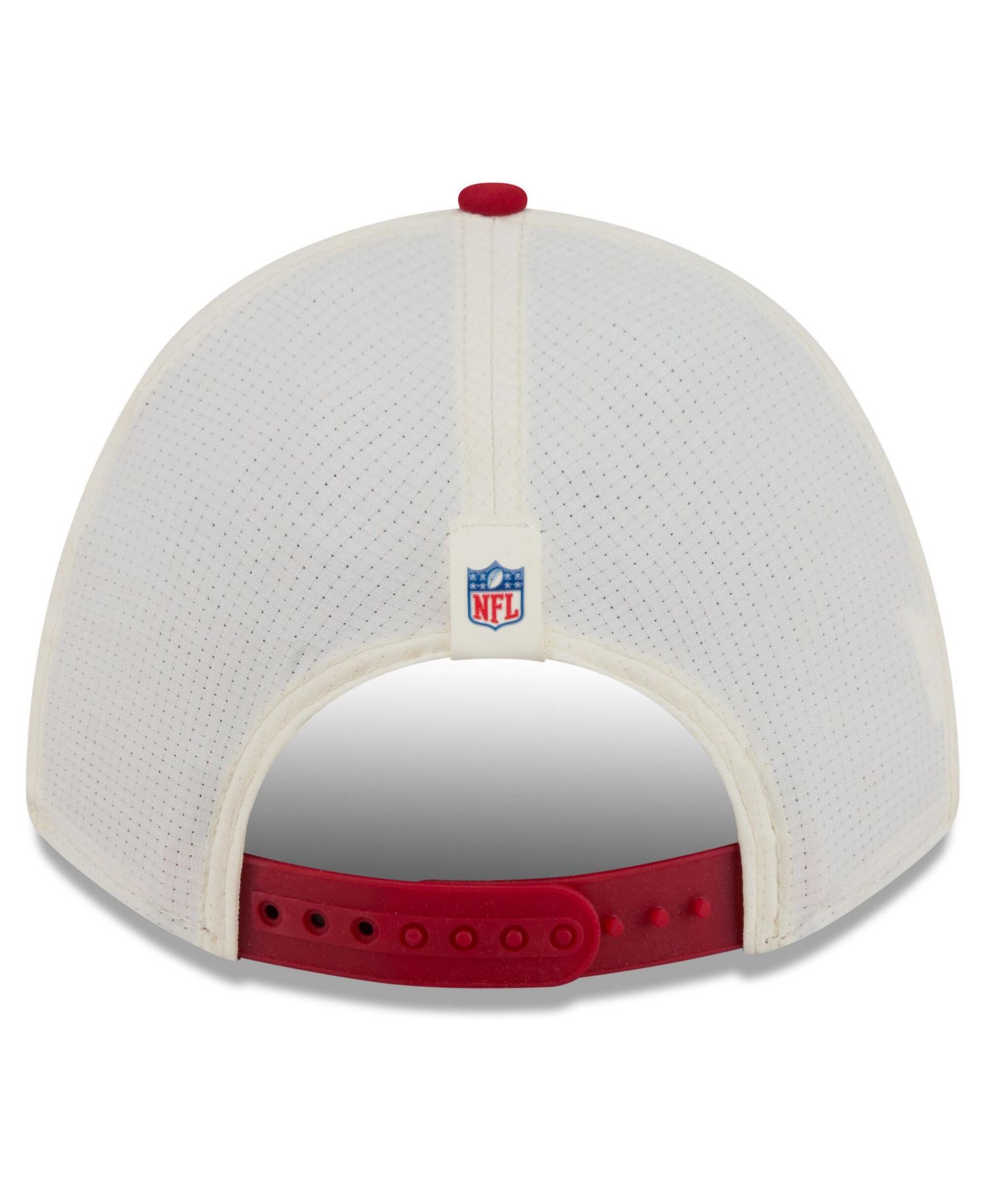 Men's Cream/Scarlet San Francisco 49ers 2026 NFL Training Camp 9FORTY Adjustable Hat