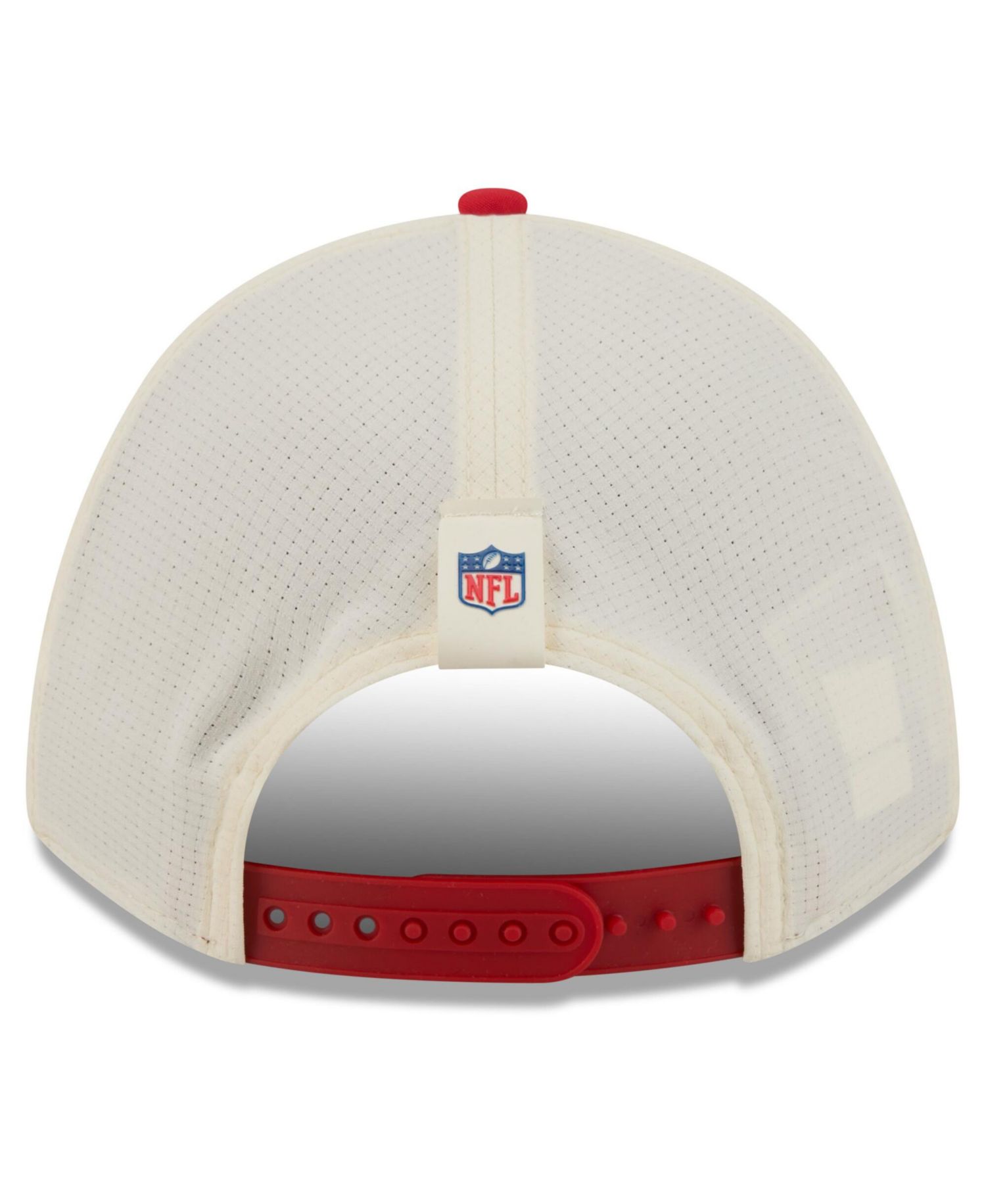 Men's Cream/Red Kansas City Chiefs 2026 NFL Training Camp 9FORTY Adjustable Hat