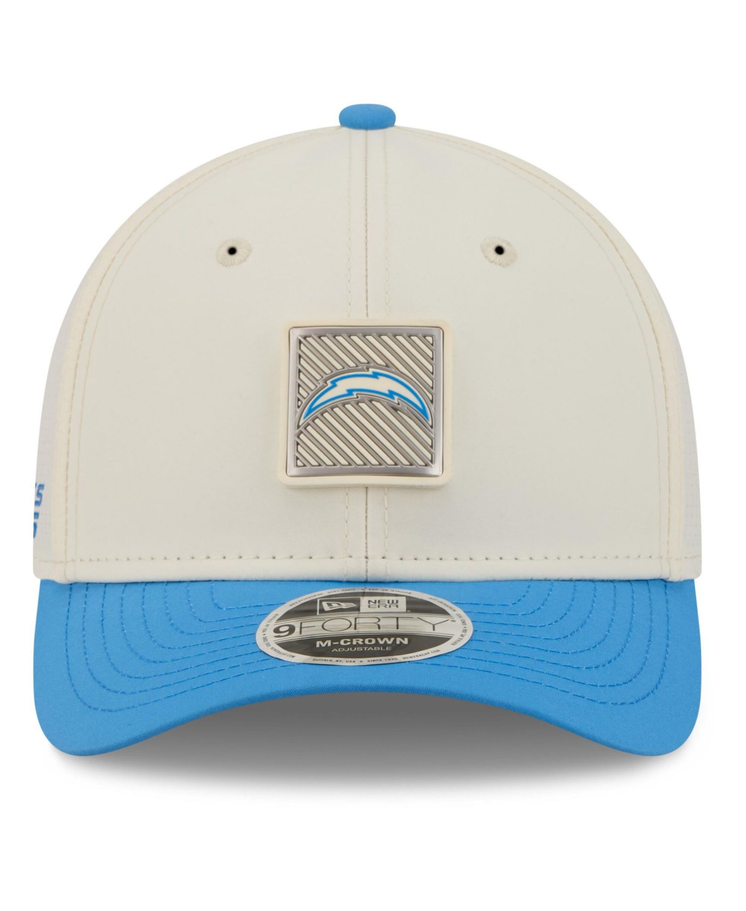 Men's Cream/Powder Blue Los Angeles Chargers 2026 NFL Training Camp 9FORTY Adjustable Hat
