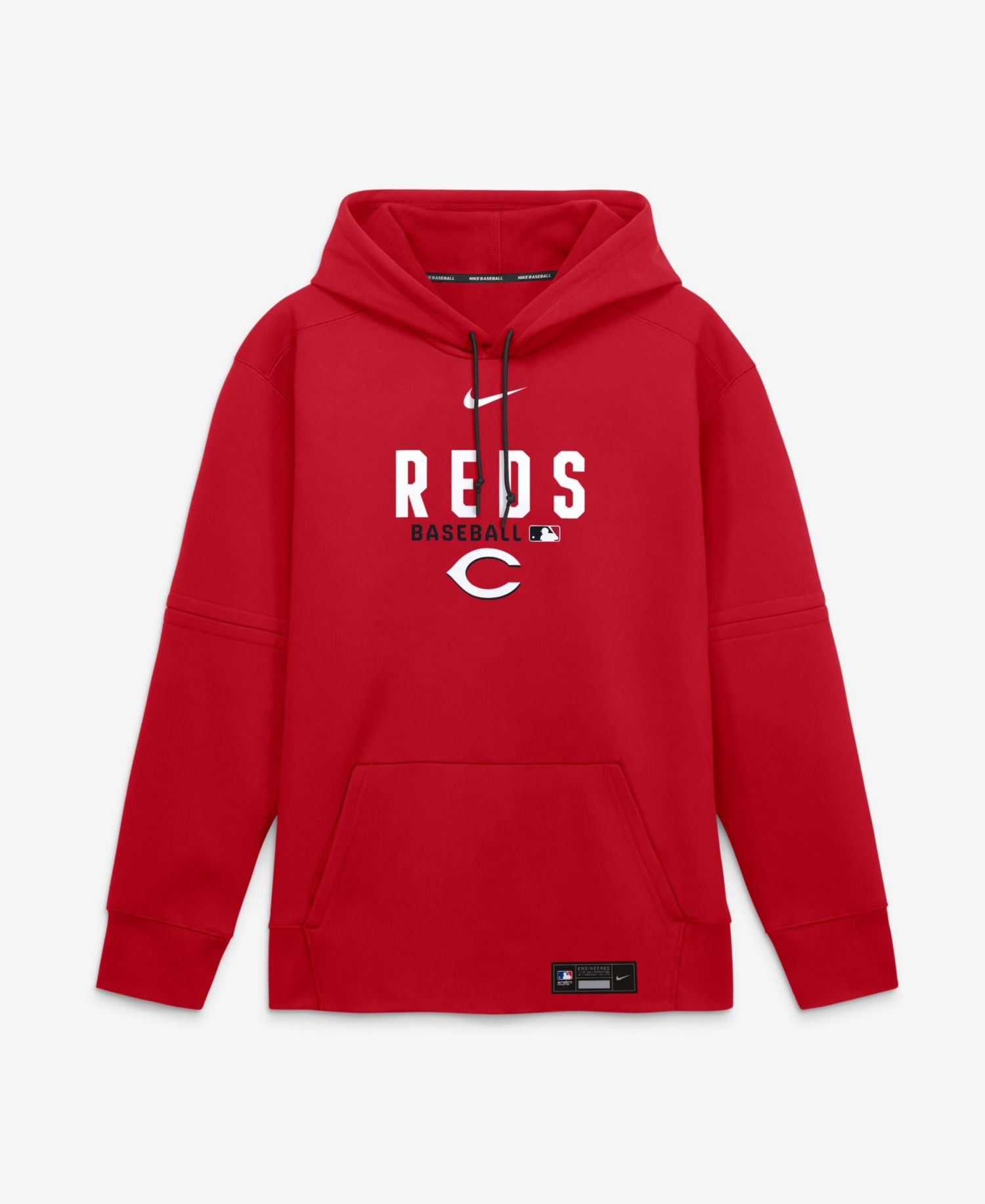 Men's Red Cincinnati Reds Authentic Collection Therma-FIT Hoodie