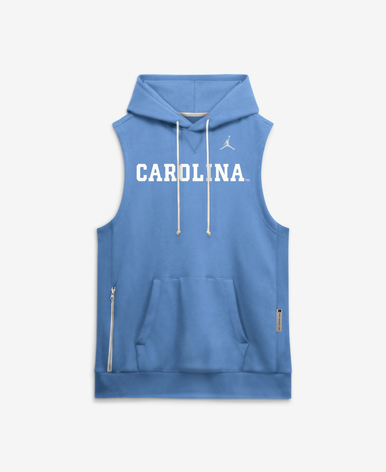 Men's Carolina Blue North Carolina Tar Heels 2026 Sideline Sleeveless Dri-FIT Hoodie