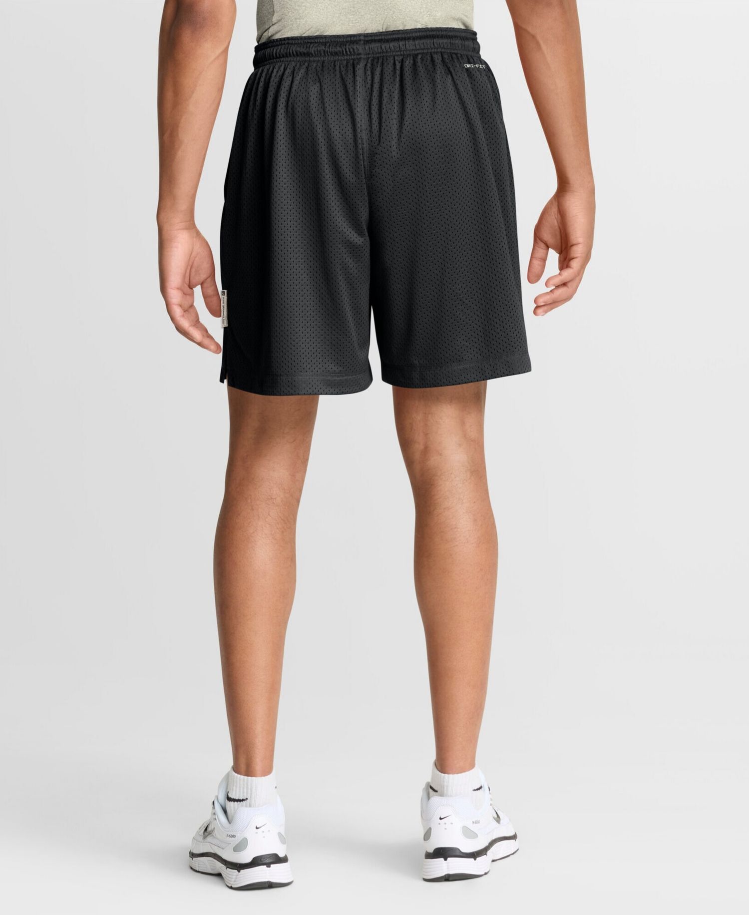 Men's Black/Platinum New York Jets Sideline Standard Issue Dri-FIT Reversible Shorts