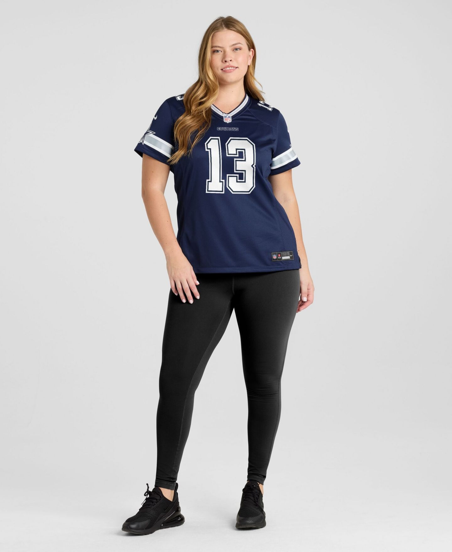 Женский топ Nike Caleb Downs Navy Dallas Cowboys Game Jersey — фото 4