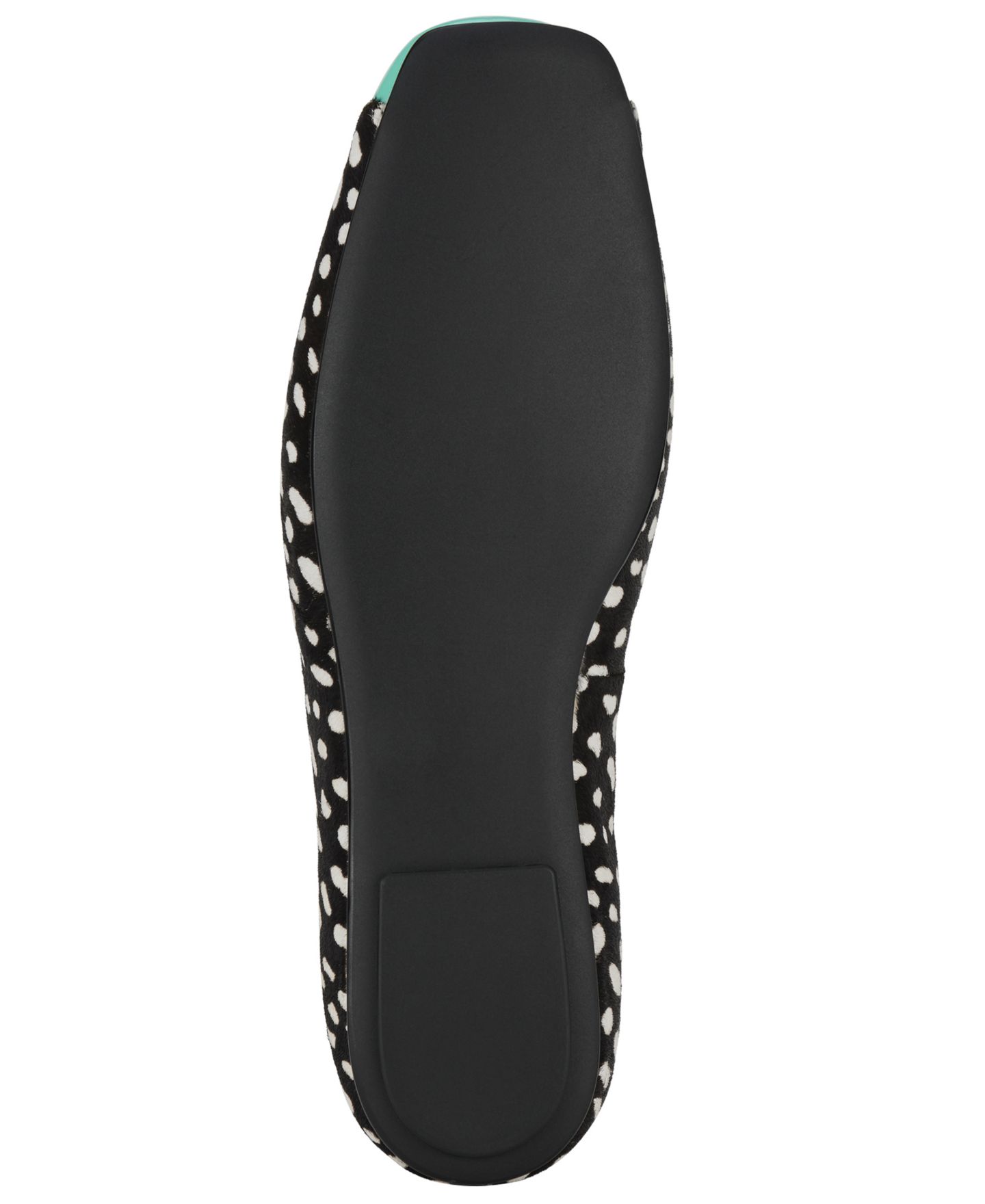 Женские балетки Jeffrey Campbell Grasp-F без застёжки, цвет: Чёрный / Белый — фото 5