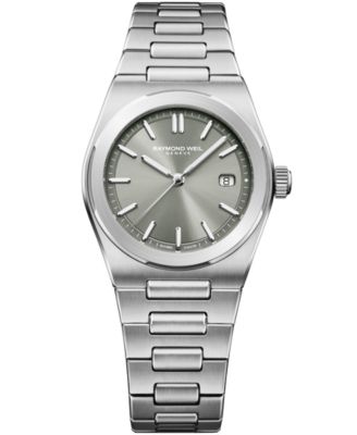 Women's Silver-Tone Stainless Steel Watch 30mm
